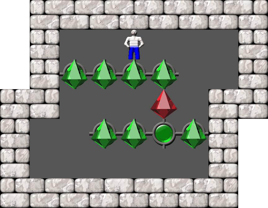 Sokoban Mass Remodel level 1042